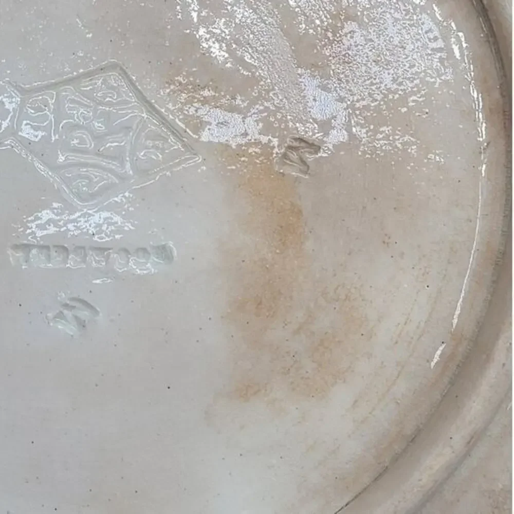 Antique‎ Wedgwood Majolica Prunus Fan Cherry Blossom 2 Dessert Plate 3-5